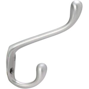 designers impressions 10 pack 8166sn satin nickel coat & hat hook