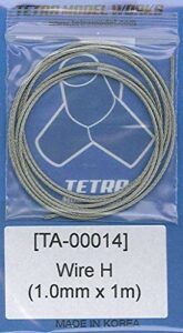 tetra model works stainless steel wire 1mm diameter × 1 m model
