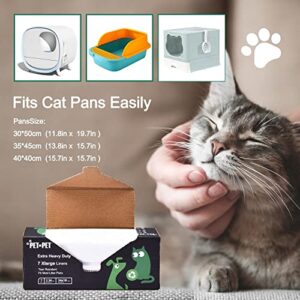 Pet N Pet Cat Litter Box Liners 14 Counts Cat Litter Liners, Tear Resistant Cat Litter Bags, Elastic Cat Litter Box Liner with Drawstring, Kitty Litter Bags Cat Poop, Extra Large Cat Litter Pan Bags