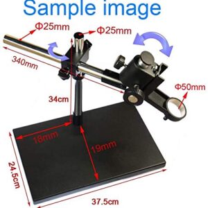 14MP HDMI Microscope Camera Remote Control Kit for Industry Lab PCB USB Output TF Card Video Recorder +180X C-Mount Lens + Big Stereo Stand +144 LED Light