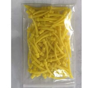 Smiledt 100PCS Dental Intra Oral Impression Tips Yellow