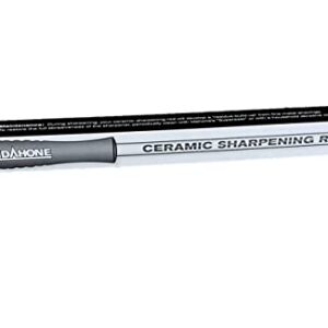 Idahone Fine Ceramic Sharpening Rod (12", Black Handle)