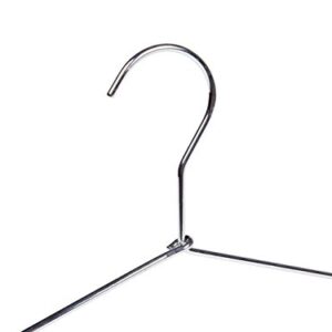 8 Quality Hangers Heavy Duty Metal Suit Hanger Coat Hangers with Polished Chrome (Suit Coat Hanger)