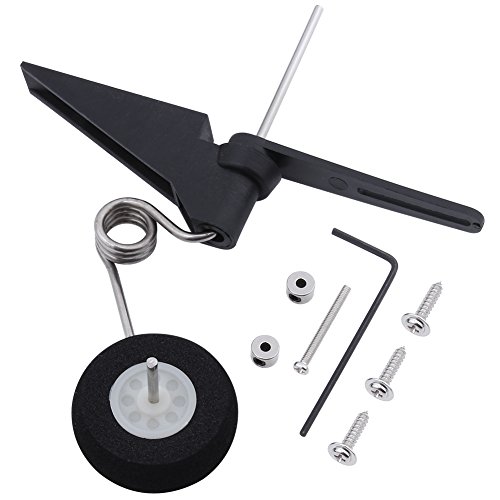 Hobbypark Tail Wheel Assembly 60x25mm D28 /30 RC Airplane Parts Replacement for 50cc-120cc Nitro Electric Plane Jet 540T Pilot F3A P51