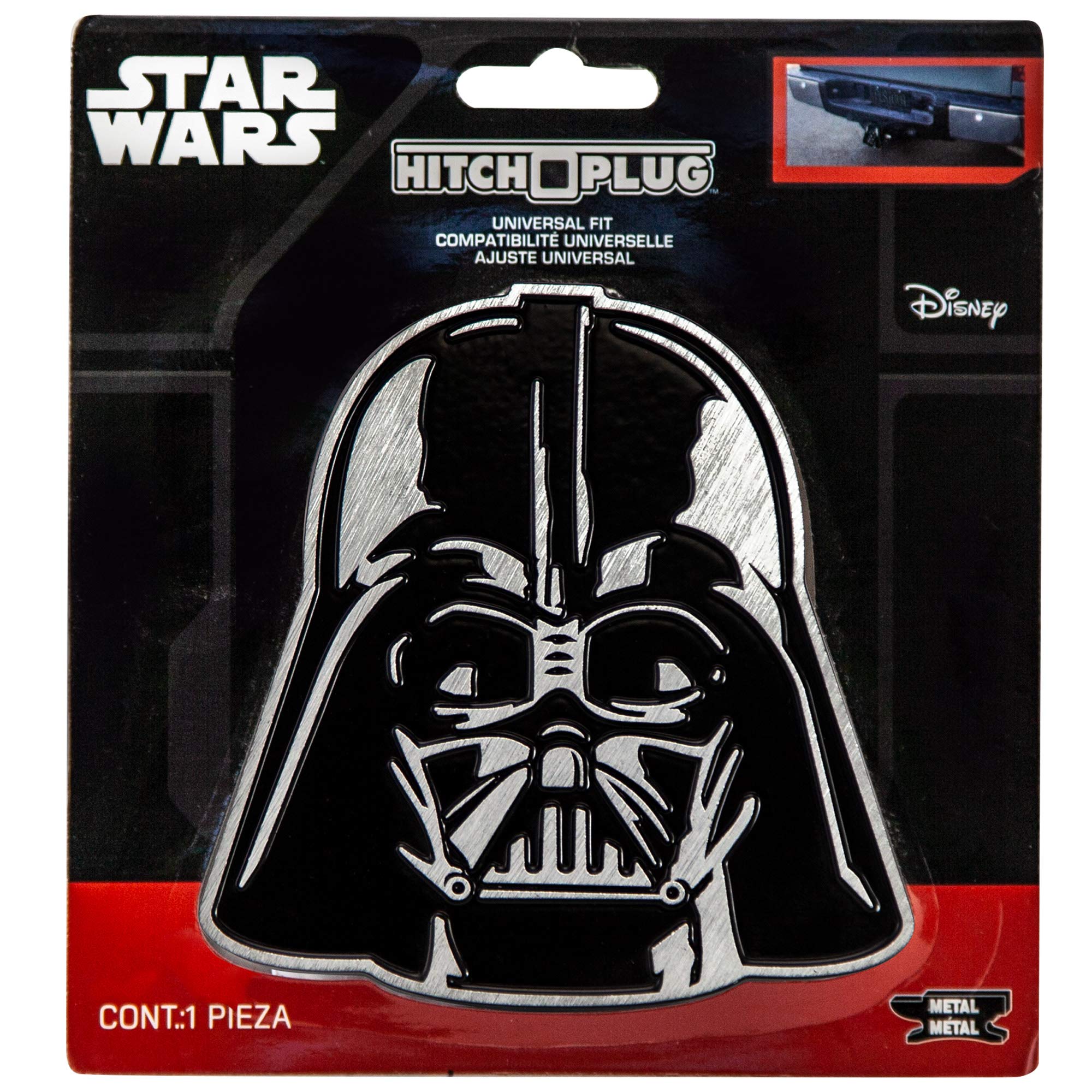 Plasticolor Star Wars Darth Vader Hitch Cover, Hitch Covers by Plasticolor (002282R01)