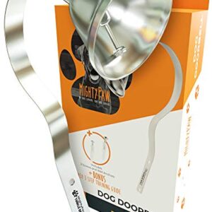 Mighty Paw Metal Potty Bell, an All Metal Dog Doorbell with Sleek Silver Bell and Support, The Thick-Walled Durable Bell Optimizes Sound Quality. Includes Free Training Tips