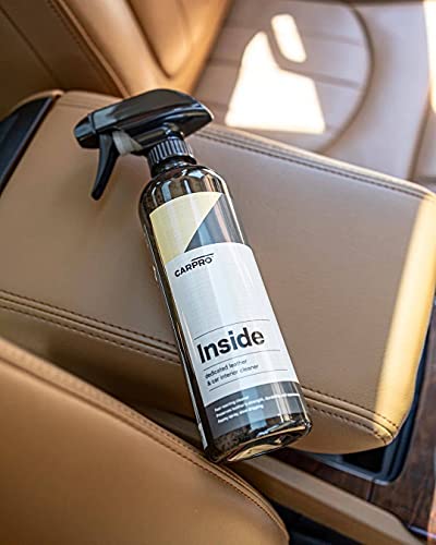 CARPRO Inside - Clean Car Vinyl, Plastic, Finished Leather and Remove Dirt, Sweat, Oils from Interior Surfaces - 500mL (17oz)