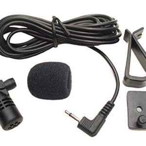 FingerLakes Microphone Mic 2.5mm Pioneer Compatible for Car Vehicle Stereo Radio GPS DVD Bluetooth Enabled Head Unit