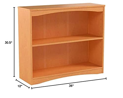 Camaflexi Bookcase, 30.5"H x 36"W x 12"D, Natural