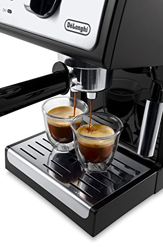 De'Longhi A-3220-RMB Espresso Cappuccino Maker Manual Frother, 9.6 x 7.2 x 11.9, Black