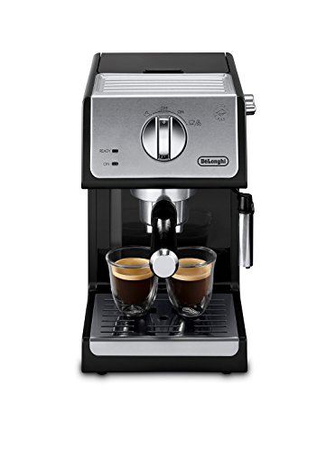 De'Longhi A-3220-RMB Espresso Cappuccino Maker Manual Frother, 9.6 x 7.2 x 11.9, Black