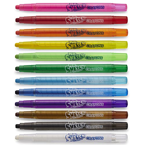 Mr. Sketch Scented Twistable Crayons, Assorted, 12 Pack