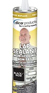 Dicor 551LSB-1 Lap Sealant for RV Roofing, HAPS-Free, Self-Leveling - Black