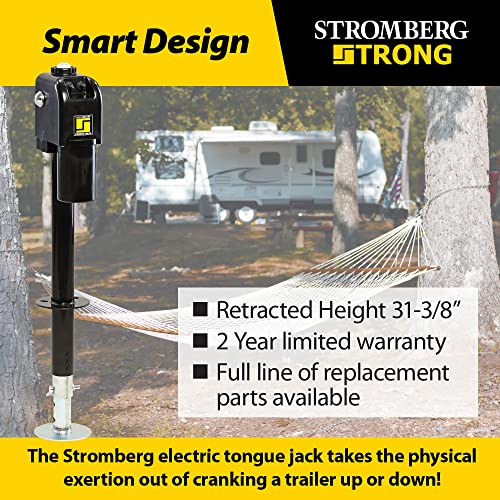 Stromberg Carlson JET-5000 5000 lb. Electric Tongue Jack - Black