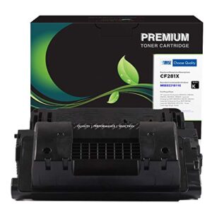mse brand remanufactured toner cartridge replacement for hp cf281x (hp 81x) | black | high yield