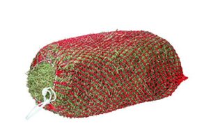 weaver leather slow feed hay bale net, red, 42"