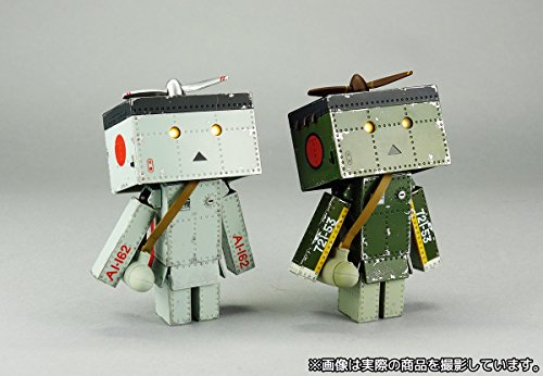 Kaiyodo Revoltech - Yotsuba&! Danboard Mini Zero Fighter Type 21 Ver Japan