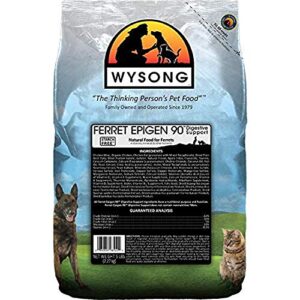 wysong ferret epigen 90 digestive support - dry ferret food - 5 pound bag