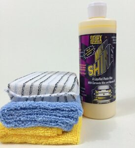 ardex miami shine - one step liquid paste wax 16 oz - easy on - easyoff