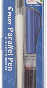 PILOT Parallel 4 Nib Calligraphy Pen Set, 1.5mm, 2.4mm, 3.8mm & 6.0mm Nibs, Includes 4 Black & 4 Red Ink Cartridges (90078)