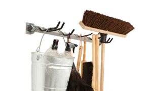 monkey bars storage mop & broom 200-lbs customizable organizer wall mount