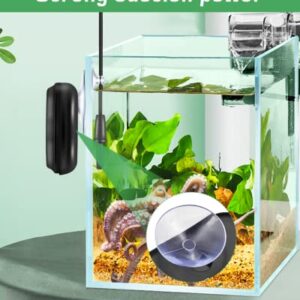 Zacro Petbank Digital Aquarium Thermometer, Fish Tank Thermometer, Water Thermometer with Large LCD Display, Reptile Thermometer for Fish Tank Water Terrarium