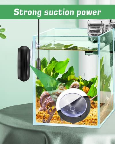 Zacro Petbank Digital Aquarium Thermometer, Fish Tank Thermometer, Water Thermometer with Large LCD Display, Reptile Thermometer for Fish Tank Water Terrarium