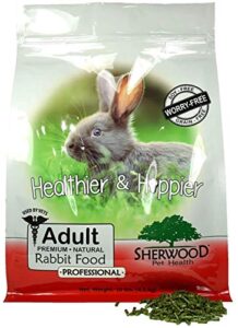 sherwood pet health professional adult rabbit food (10 pounds)