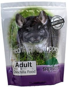 sherwood pet health adult chinchilla food, alfalfa/timothy blend