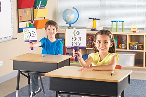 Learning Resources Double-sided Number Bonds Write-and-Wipe Answer Boards, Classroom Accessories, Set of 5, Ages 5+