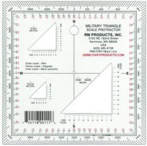 rm products military triangle protractor