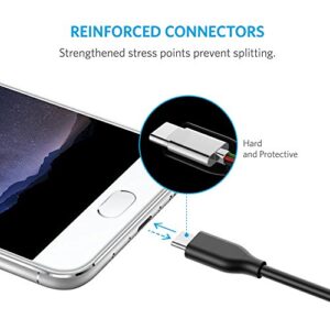 Anker USB C Cable, PowerLine USB 3.0 to USB C Charger Cable (3ft) with 56k Ohm Pull-up Resistor for Samsung Galaxy Note 8, S8, S8+, S9, Oculus Quest, Sony XZ, LG V20 G5 G6, HTC 10 (Black)