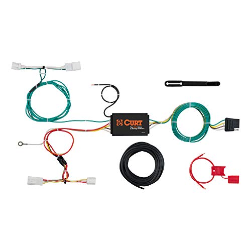 CURT 56309 Vehicle-Side Custom 4-Pin Trailer Wiring Harness, Fits Select Scion iM, Toyota Corolla