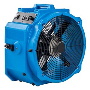 mounto mt4000a 1/4hp 4000cfm axial air mover floor dryer drum fan
