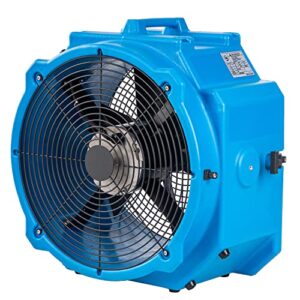 MOUNTO Mt4000A 1/4hp 4000cfm Axial Air Mover Floor Dryer Drum Fan