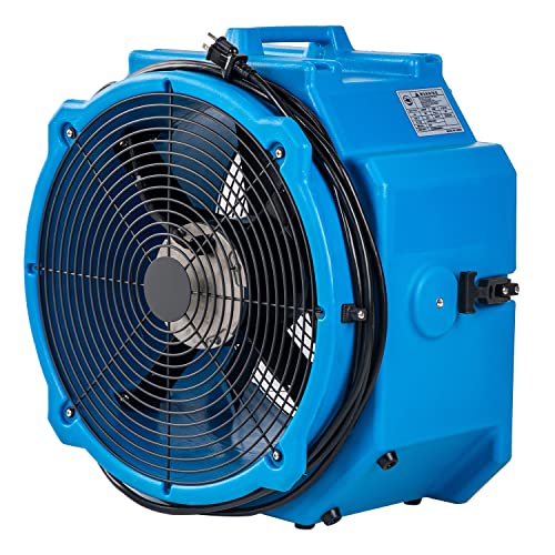 MOUNTO Mt4000A 1/4hp 4000cfm Axial Air Mover Floor Dryer Drum Fan