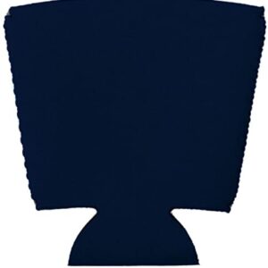 Blank Neoprene Party Cup Coolie (6 Pack, Navy Blue)