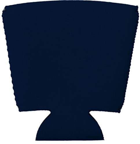 Blank Neoprene Party Cup Coolie (6 Pack, Navy Blue)