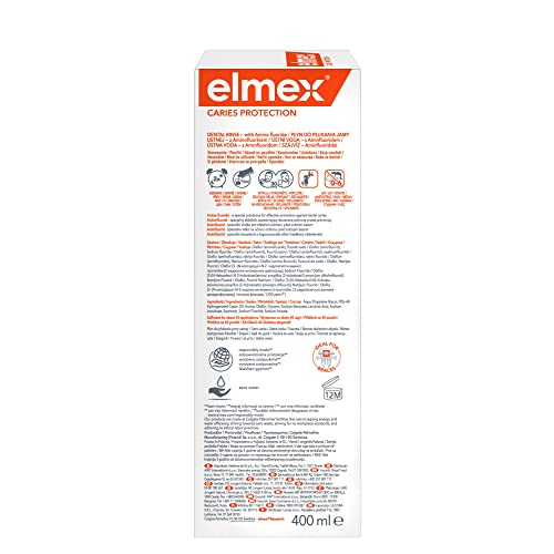 Elmex Anti Cavity Mouthwash 400ml