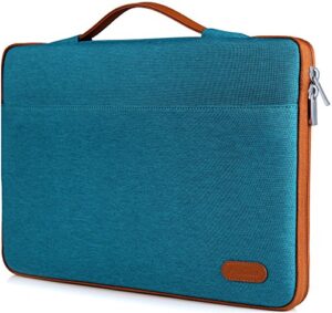 procase 14-15.6 inch laptop sleeve case protective bag, ultrabook notebook carrying case handbag for 14" 15" samsung sony asus acer lenovo dell hp toshiba chromebook computers -teal universal sleeve case bag 15_teal