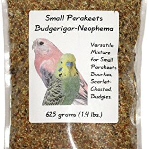 Penn Seed Small Parakeet (Budgie-Neo), 625 g (1.4 lbs) Zip Bag