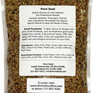 Penn Seed Small Parakeet (Budgie-Neo), 625 g (1.4 lbs) Zip Bag