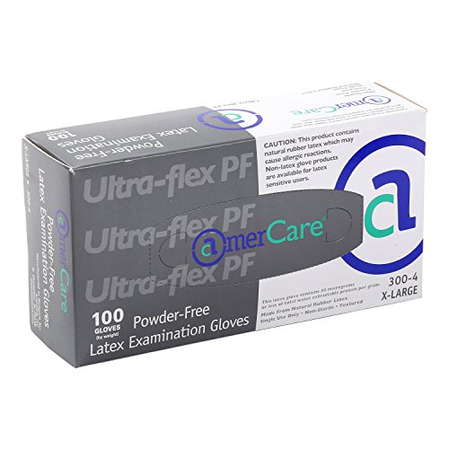 Ultra Flex Powder Free Latex Examination Gloves X-Large (300-4).