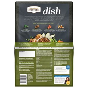 Rachael Ray Nutrish Dish Premium Dry Dog Food, Chicken & Brown Rice Recipe with Veggies & Fruit, 11.5 Pounds