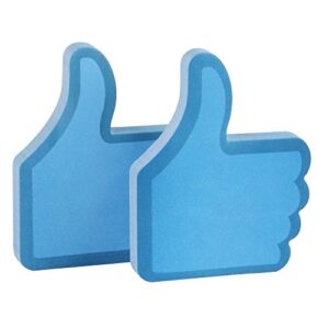 eagle 100 sheet sticky notes - thumbs up blue