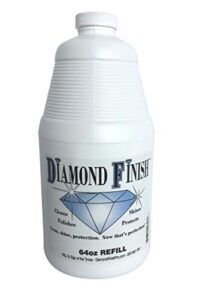 diamond finish 64oz refill multi surface nano cleaner polish protector for vehicles, home, boats; removes dead bug-residue, tar, bird poop, brake dust, tree sap, grease, fingerprints - while it shines