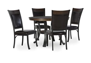 powell furniture franklin dining group, dark brown
