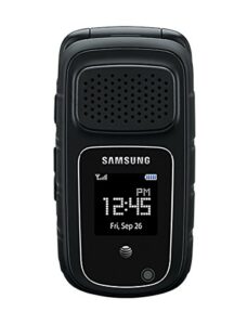 samsung rugby 4 b780a unlocked gsm tough rugged durable flip phone - black