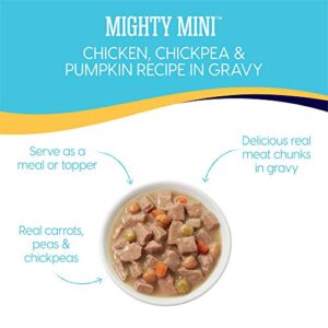 Solid Gold Wet Dog Food for Small Dogs - Mighty Mini Grain Free Wet Dog Food Made with Real Chicken, Chickpeas and Pumpkin - for Puppies, Adult & Senior Small Breeds with Sensitive Stomachs