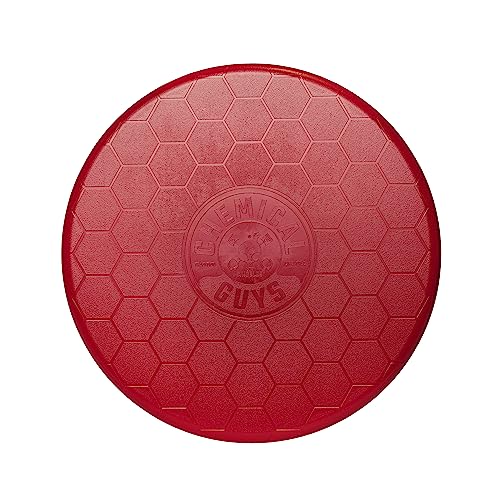 Chemical Guys IAI518 Car Wash Bucket Lid, Red (Can Be Used as Seat, Storage, Etc) - Fits Chemical Guys Bucket & Other Standard Buckets; Bucket Not Included